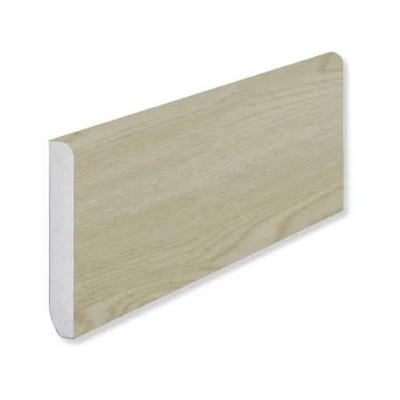 Кварцевый плинтус Fargo 18001-35 Ясень Белый 80х11х2200 мм в Оренбурге