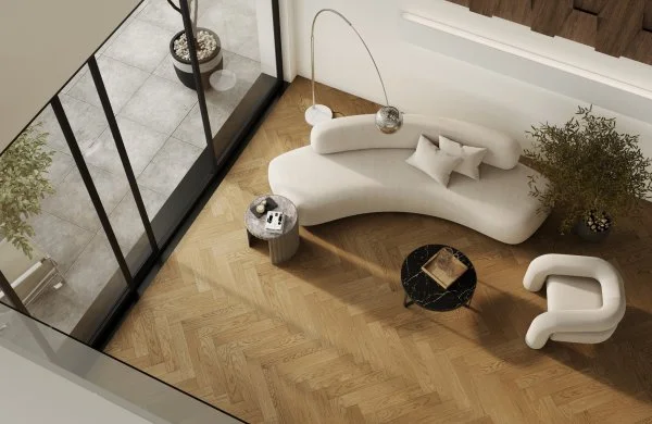 Паркетная доска Quartz Parquet Английская Ёлка Дуб Рустикальный 33-410 в Оренбурге