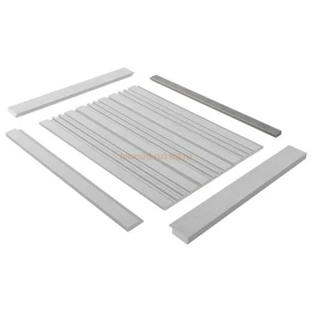 Финишный молдинг LF124B S339S левый декорированный (31х12х2700мм) в Оренбурге