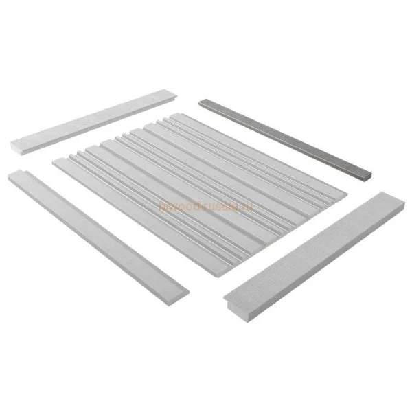 Финишный молдинг LF124B S339S левый декорированный (31х12х2700мм) в Оренбурге