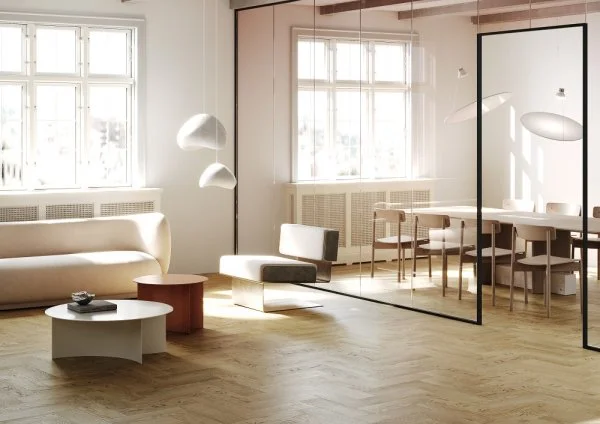 Кварц-виниловая плитка Fargo Herringbone 44-5003-4 Дуб Неаполь в Оренбурге