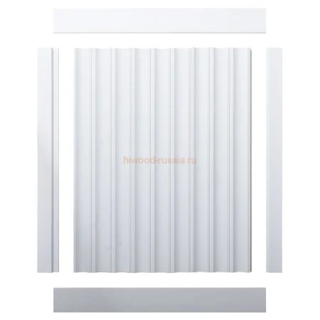 Финишный молдинг LF124B NP левый белый (31х12х2700мм) в Оренбурге