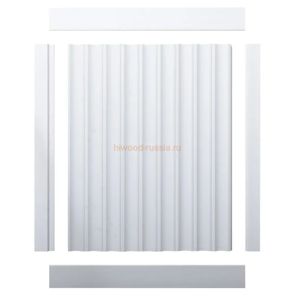 Финишный молдинг LF124A NP правый белый (42х12х2700мм) в Оренбурге