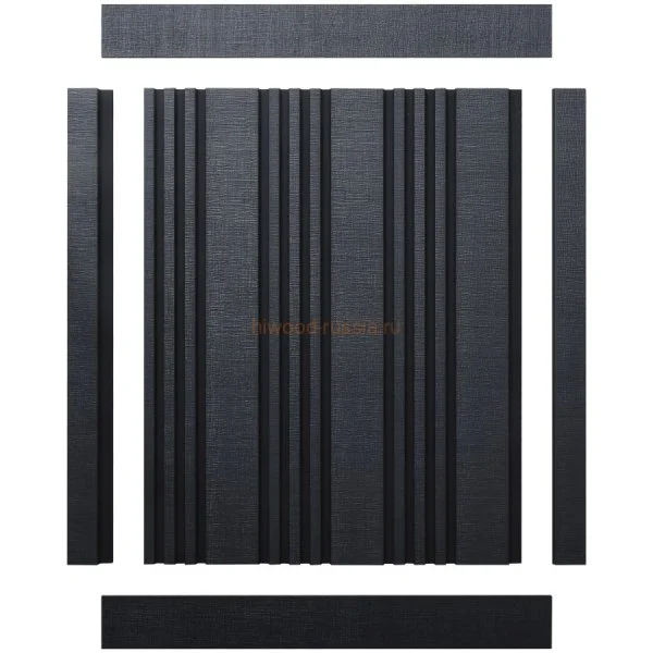 Финишный молдинг LF124B BK114K левый декорированный (31х12х2700мм) в Оренбурге