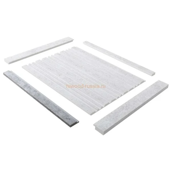 Финишный молдинг LF124A W50 правый декорированный (42х12х2700мм) в Оренбурге