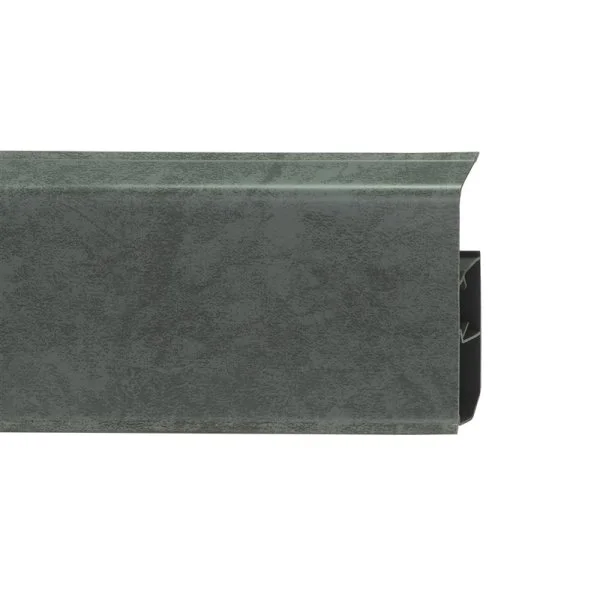 Пластиковый плинтус Royce №340 Мрамор Тёмный (80х24х2200мм) в Оренбурге