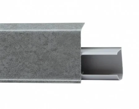 Пластиковый плинтус Royce №551 Грей (55х23х2200мм) в Оренбурге