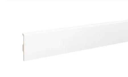 Плинтус дюрополимерный Bonkeel 01 Белый (80х14х2000 мм) в Оренбурге