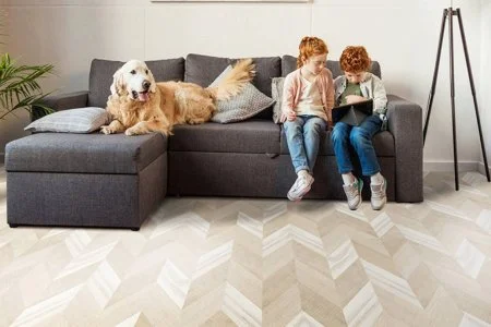 Пробковое покрытие CorkStyle Chevron Creme в Оренбурге