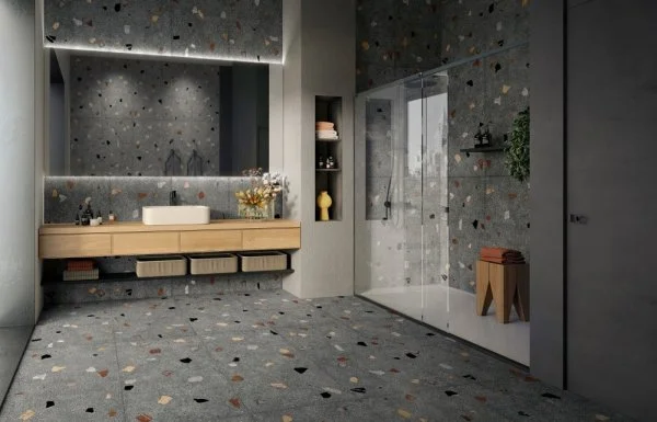 Керамогранит Coliseum Палладио Блэк 60х120 (Натуральный и Реттифицированный) в Оренбурге