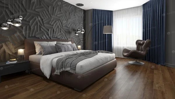 Кварц-виниловая плитка Alpine Floor Premium XL Дуб Шоколадный ЕСО 7-18, 8 мм. 43 класс в Оренбурге