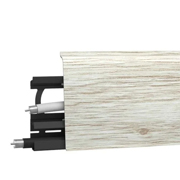 Плинтус пластиковый Arbiton INDO70 135 Дуб Платиновый 2,5 м в Оренбурге