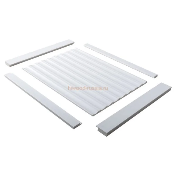 Финишный молдинг LF124A NP правый белый (42х12х2700мм) в Оренбурге