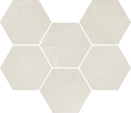 Керамогранит Italon Континуум Полар Мозаика Гексагон (Натуральная 25х29) в Оренбурге