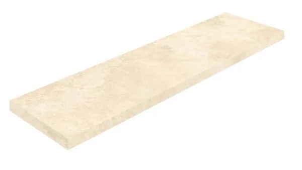 Керамогранит Coliseum Аурелия Уайт Ступень угловая левая (Натуральный, 33х120) в Оренбурге