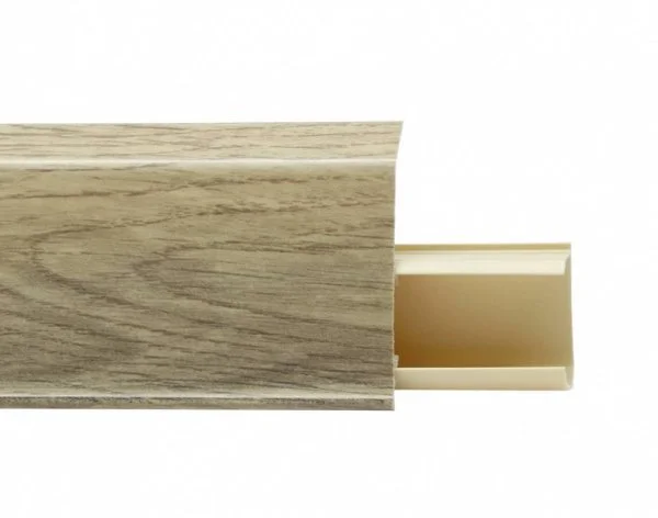 Пластиковый плинтус Royce №530 Дуб Пекан (55х23х2200мм) в Оренбурге