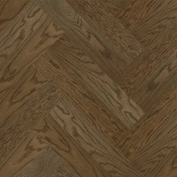 Паркетная доска Quartz Parquet Английская Ёлка Дуб Брауни 33-413 в Оренбурге