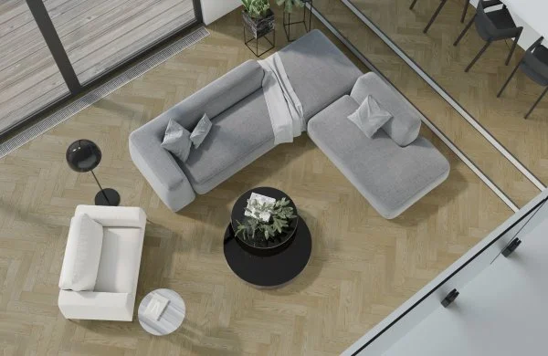 Паркетная доска Quartz Parquet Английская Ёлка Дуб Карельский 33-419 в Оренбурге