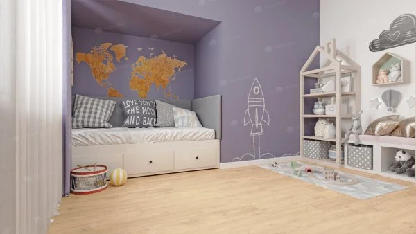 Каменно-полимерная плитка Alpine Floor Classic Дуб Ваниль Селект ECO 106-3, 4мм 43 класс в Оренбурге