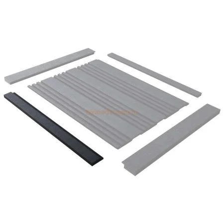 Финишный молдинг LF124A BK114K правый декорированный (42х12х2700мм) в Оренбурге