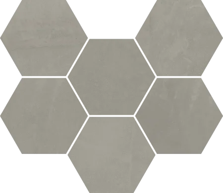 Керамогранит Italon Континуум Айрон Мозаика Гексагон (Натуральная 25х29) в Оренбурге