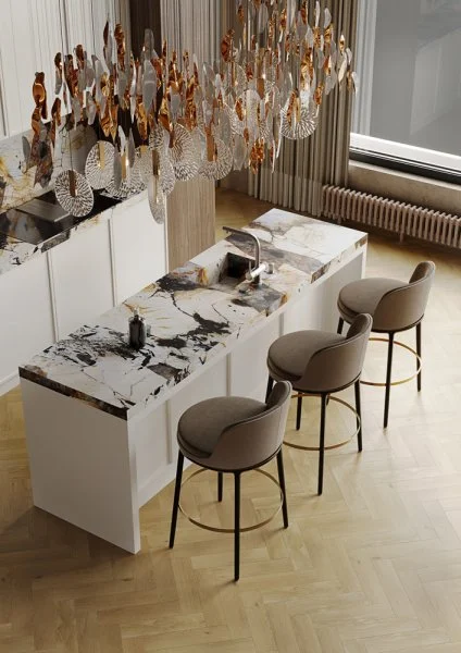 Кварц-виниловая плитка Fargo Herringbone 44-720-16 Дуб Копенгаген в Оренбурге