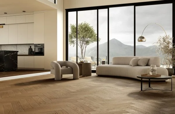 Паркетная доска Quartz Parquet Английская Ёлка Дуб Рустикальный 33-410 в Оренбурге