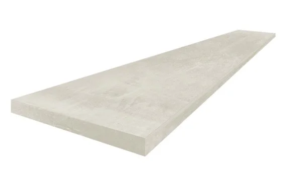 Керамогранит Coliseum Экспо Уайт Ступень угловая левая (Натуральный, 33х60) в Оренбурге