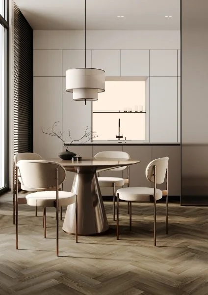 Кварц-виниловая плитка Fargo Herringbone 44-4105-12 Дуб Ванкувер (Градиент) в Оренбурге