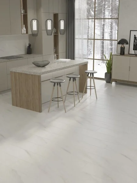 Ламинат Egger PRO 8/33 4V Large Aqua+ Мрамор Леванто белый EPL245 в Оренбурге