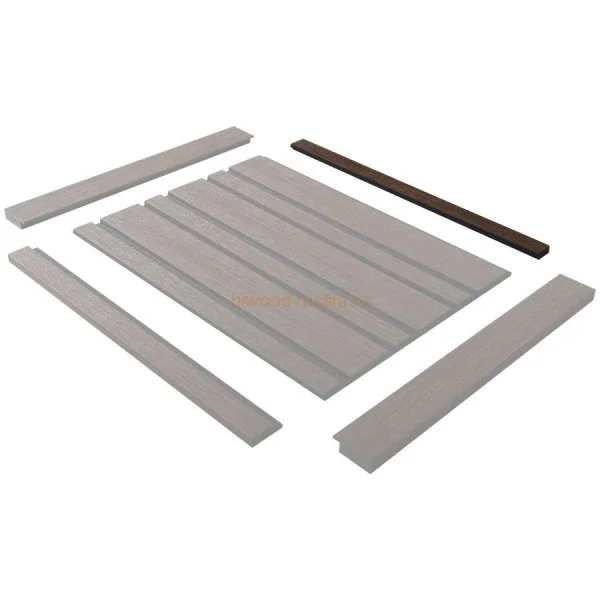 Финишный молдинг LF124B BR396K левый декорированный (31х12х2700мм) в Оренбурге