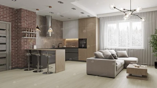 Каменно-полимерная плитка Alpine Floor Solo Plus Ленто ЕСО 14-501, 4 мм, 43 класс в Оренбурге