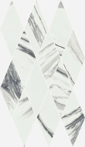 Керамогранит Italon Шарм Делюкс Статуарио Фантастико 28х48 мозаика Даймонд (Люкс) в Оренбурге