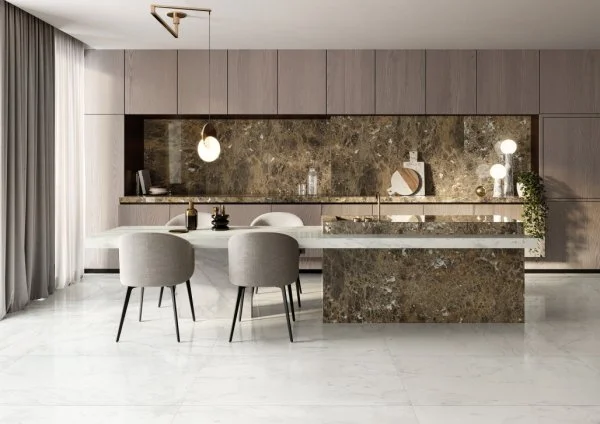 Керамогранит Italon Шарм Делюкс Бьянко Микеланджело 60х120 (Паттинированная и реттифицированная) в Оренбурге