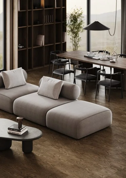 Паркетная доска Quartz Parquet Штучный паркет Дуб Брауни 44-413 в Оренбурге