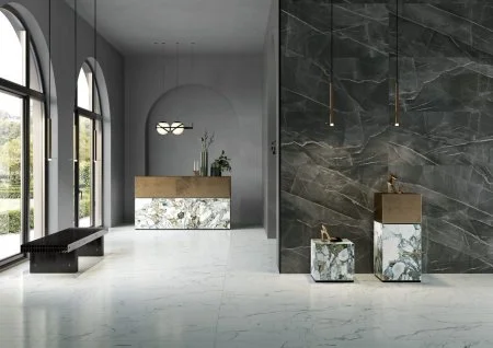 Керамогранит Vitra SityMarble Калакатта Блэк 60х120 (Лаппатированная и Реттифицированная) в Оренбурге