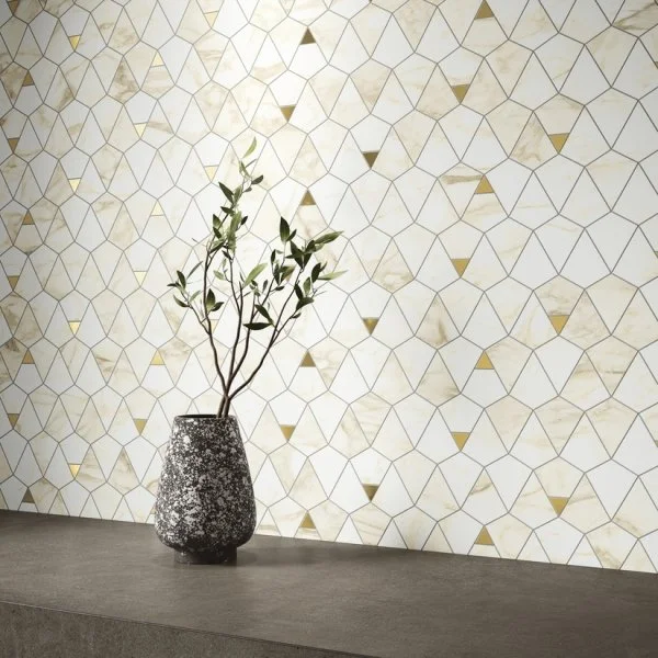 Керамогранит Italon Этернум Каррара Мозаика Вертекс 25.8х30 (Натуральная) в Оренбурге