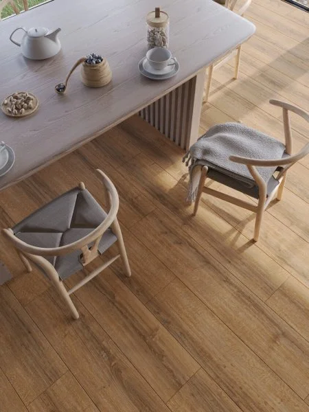 Ламинат Egger PRO 8/33 4V Large Aqua+ Дуб Шерман коньяк коричневый EPL184 в Оренбурге