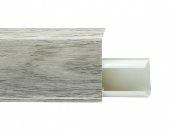 Пластиковый плинтус Royce №549 Дуб Альба (55х23х2200мм) в #REGION_NAME_DECLINE_PP#